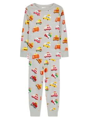 NWT CANDYLAB x Smaller Things Food Truck Pajamas 18-24 months | Gray